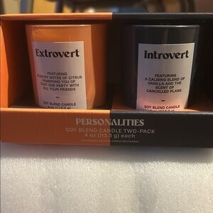 New in Package- 2 pack - Personalities soy blend